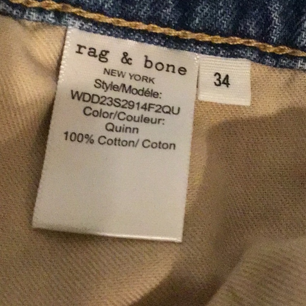 Rag&bone Wide Leg Jeans - Women’s Sz 34 - Picture 8 of 15
